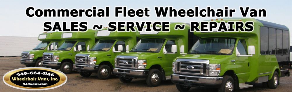 Commercial Fleet Wheelchair Van Sales Service and Repairs