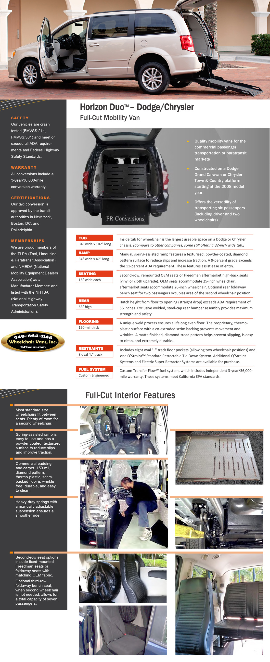 DODGE GRAND CARAVAN Wheelchair Van Conversion by FR Conversion 