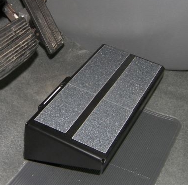 The heel shelf is designed to complement the use of  our pedal extensions.