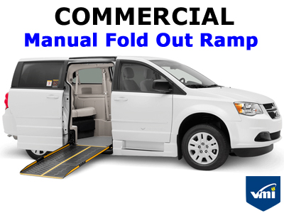 Commercial Manual Fold Out Ramp Wheelchair Van Conversion