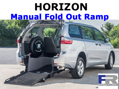 Horizon Duo Half Cut Manual Fold Out Ramp Wheelchair Van Conversion