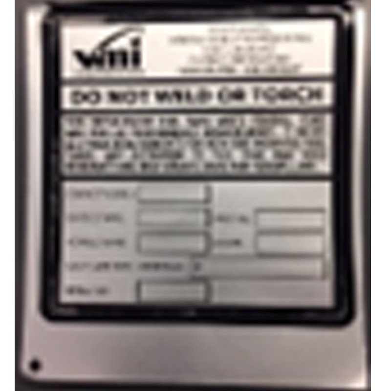 VMI 2011 to 2017 Honda Odyssey Wheelchair Van Parts FP6151 GAS TANK DECAL