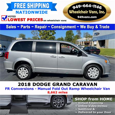 For Sale Used 2019 Dodge Grand Caravan - FR Conversions Horizon Duo